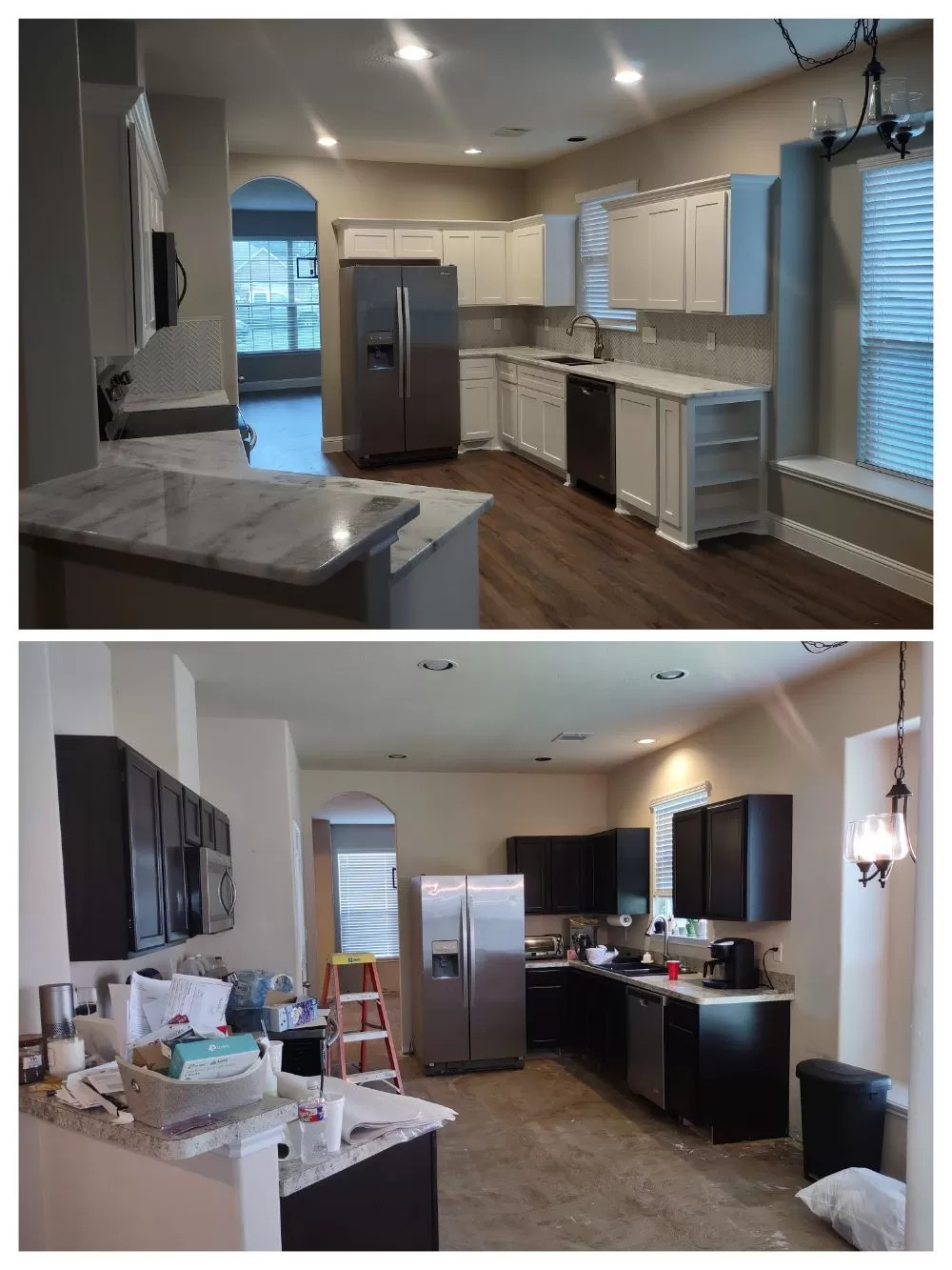 White Kitchen Remodel in Montgomery, TX by Royce's Home Improvement project photo 5